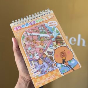 Kit 4 Caderno Adesivos Capivara